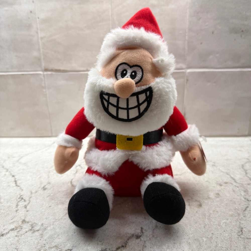 Farting Santa Claus Laughing Twirling Plush Christmas Holiday Rudolph VIDEO